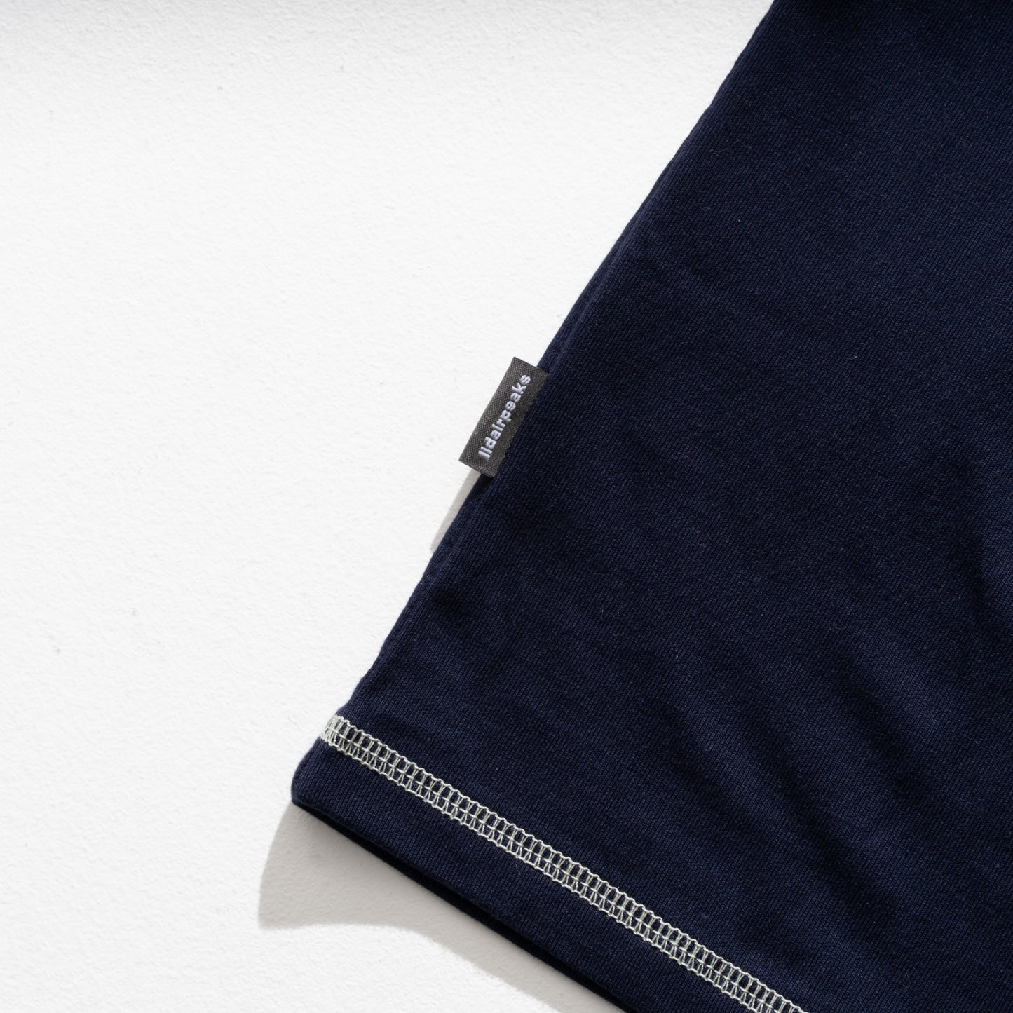 Stitched cotton t-shirts "Navy"