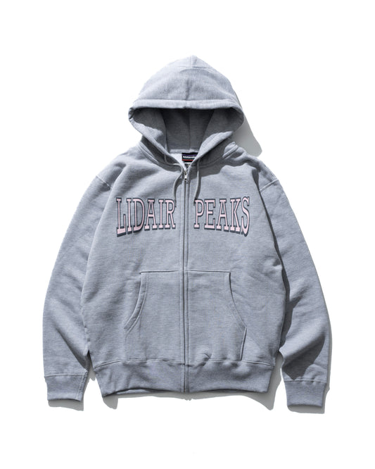 College logo zip hoodie "Grey"