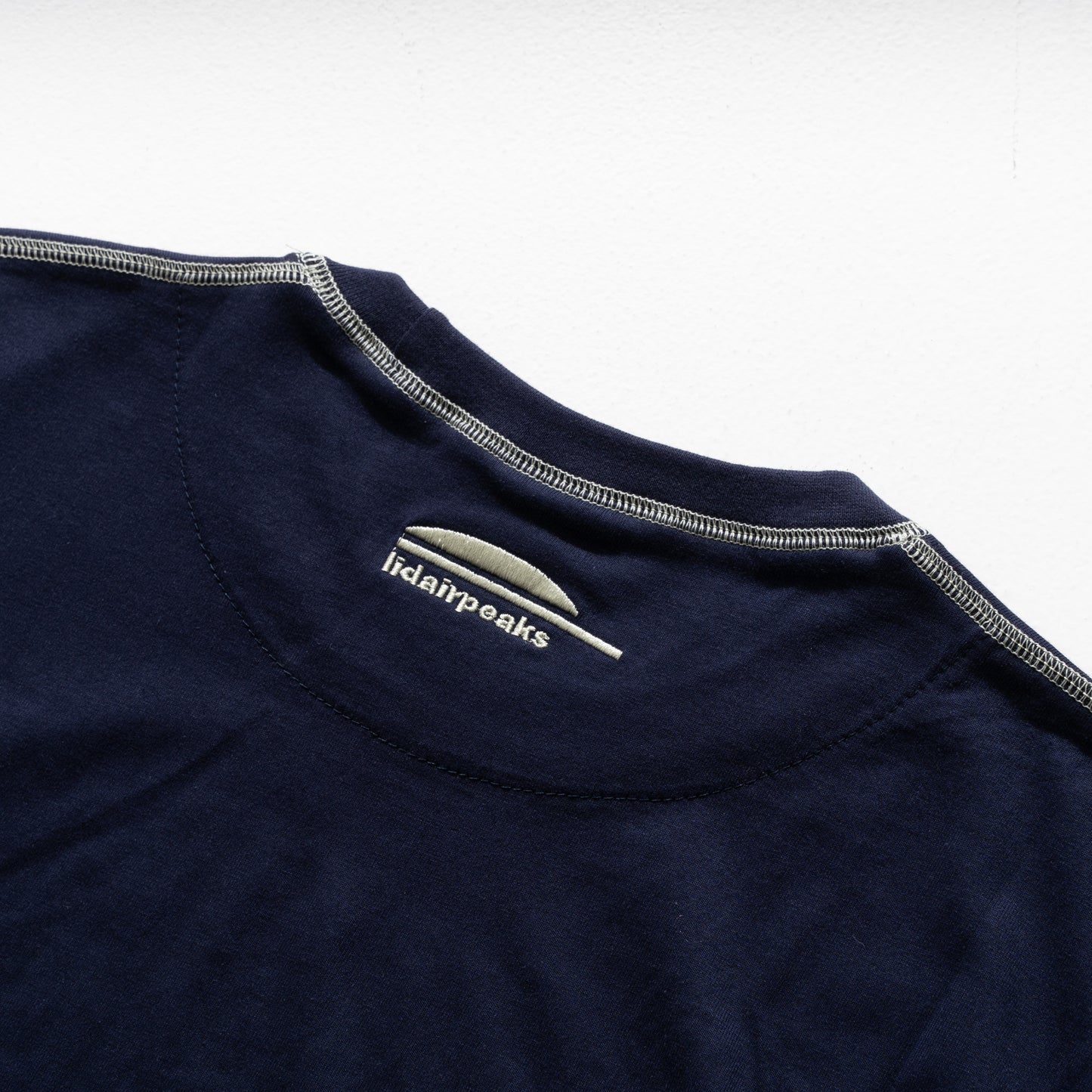 Stitched cotton t-shirts "Navy"