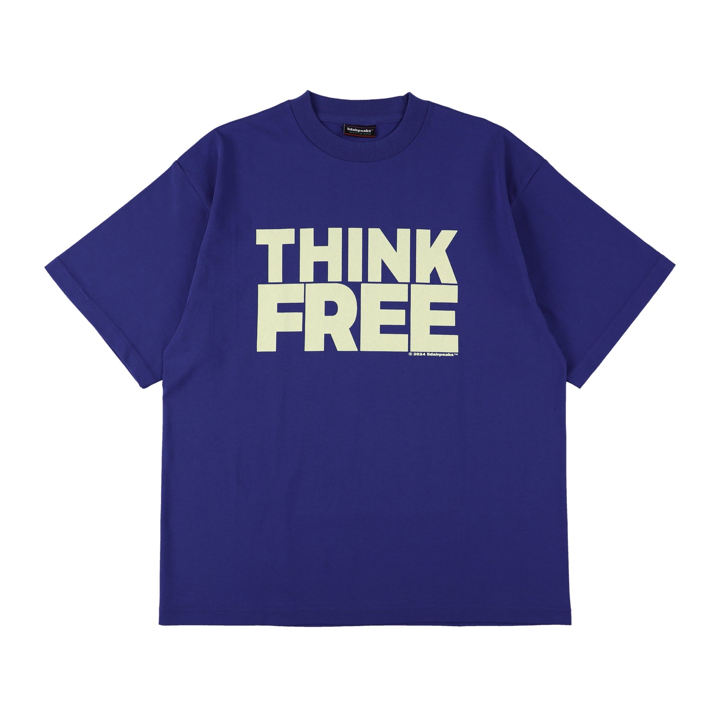 THINK FREE T-shirts "Royal”